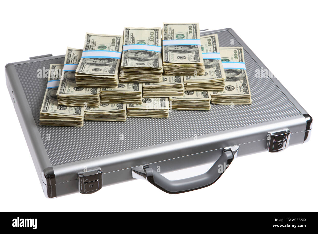 Briefcase full 100 dollar bills hires stock photography and images Alamy