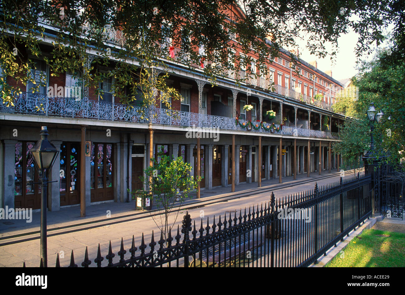 Louisiana New Orleans French Quarter Pontalba Apartments near Jackson