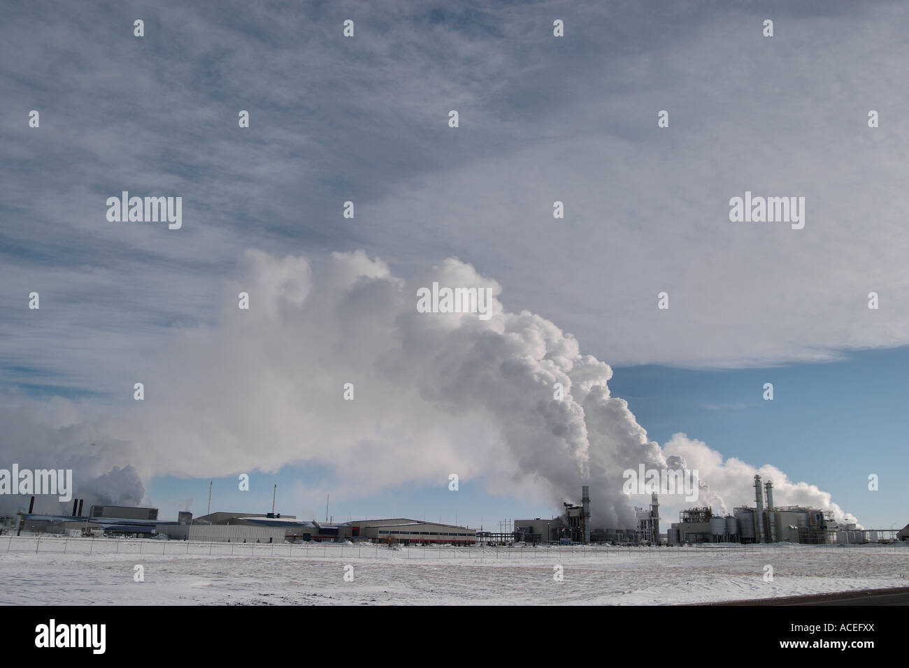 Heavy oil upgrader Lloydminster, Saskatchewan Stock Photo Alamy