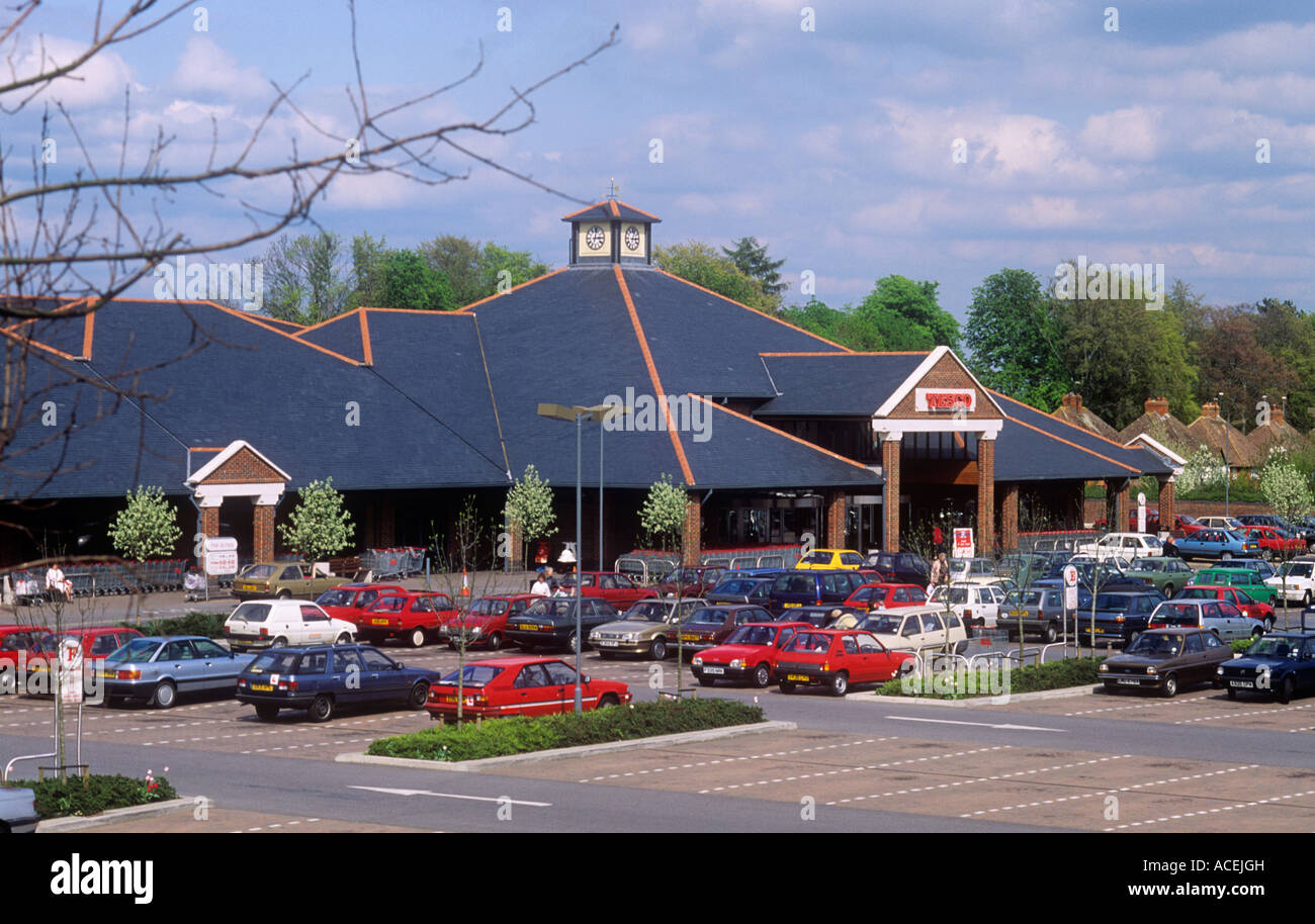 Tesco Supermarket Guildford Surrey Uk Stock Photo Alamy