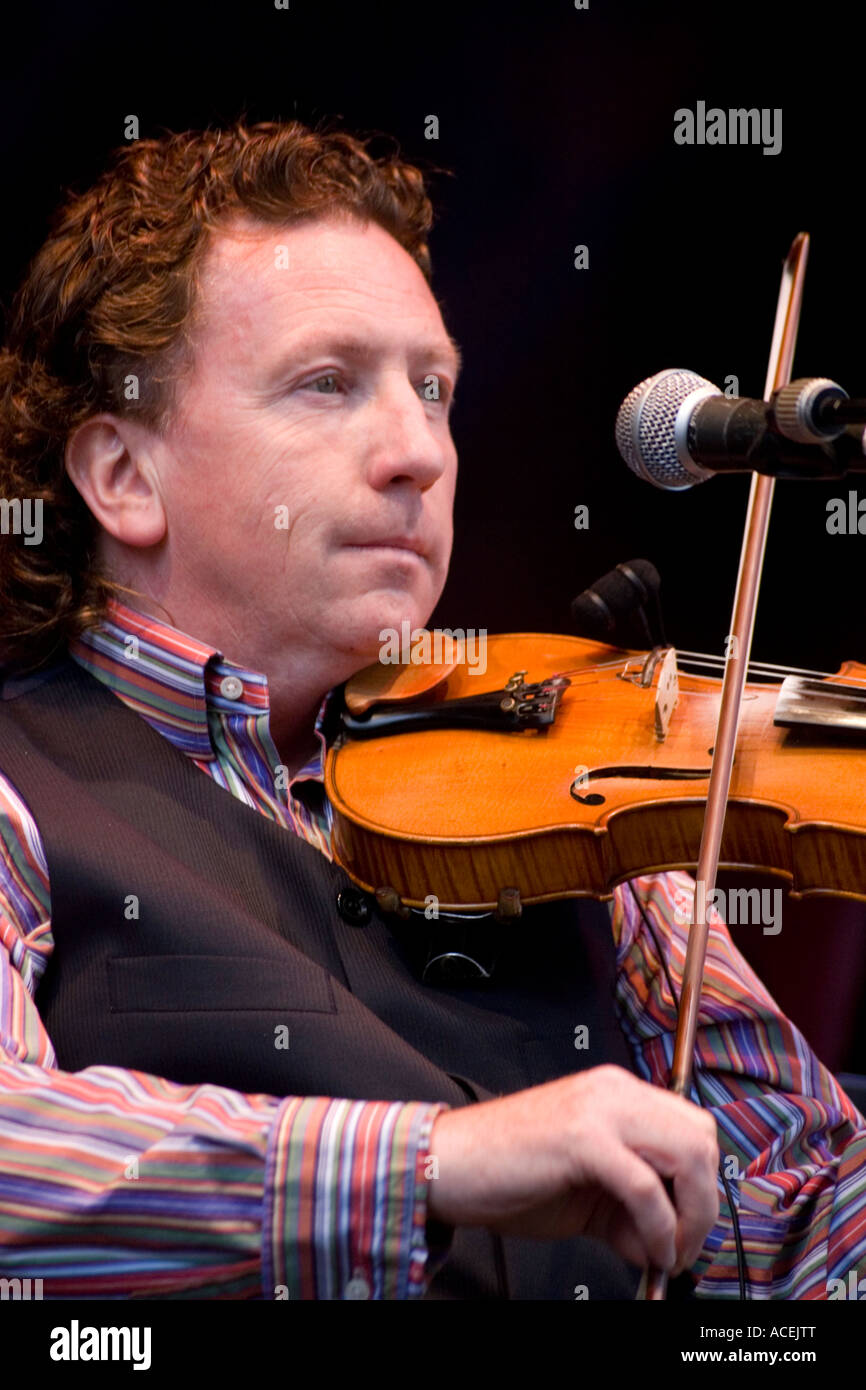 Frankie Gavin famous traditional Irish musician playing live Stock