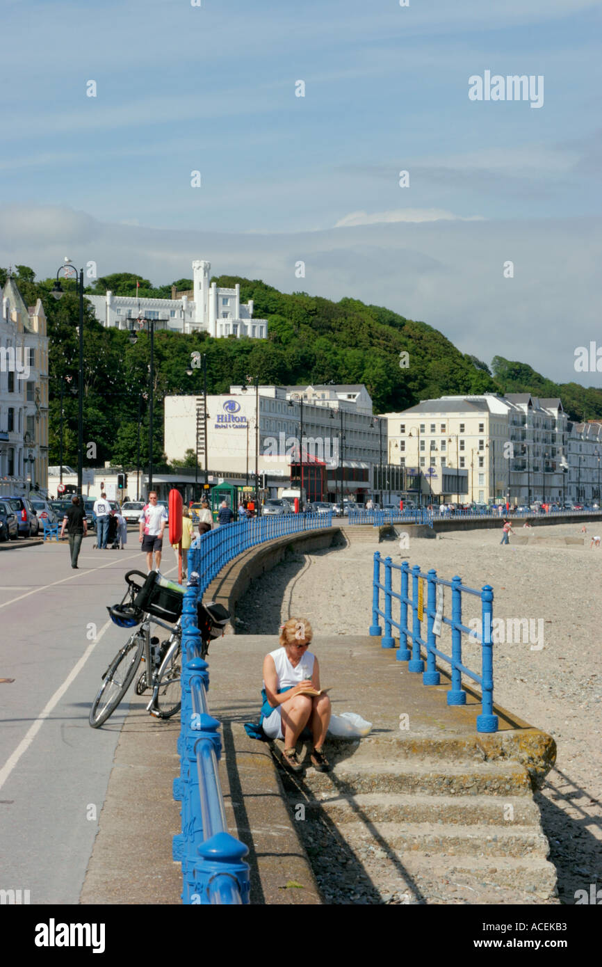 Seafront Douglas on the Isle of Man Stock Photo