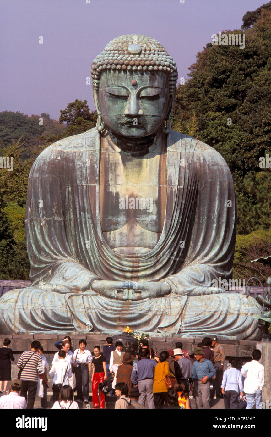 The Great Buddha statue of Kamakura is the most famous religious statue