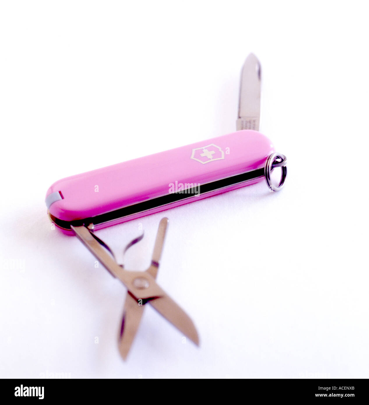 pink swiss army knife Stock Photo Alamy
