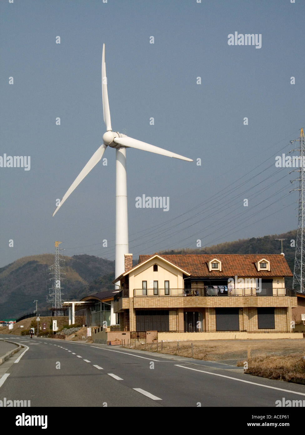 A Small Wind Generator Installed in an Industrial Zone within the City  Stock Image - Image of electric, construction: 187496759