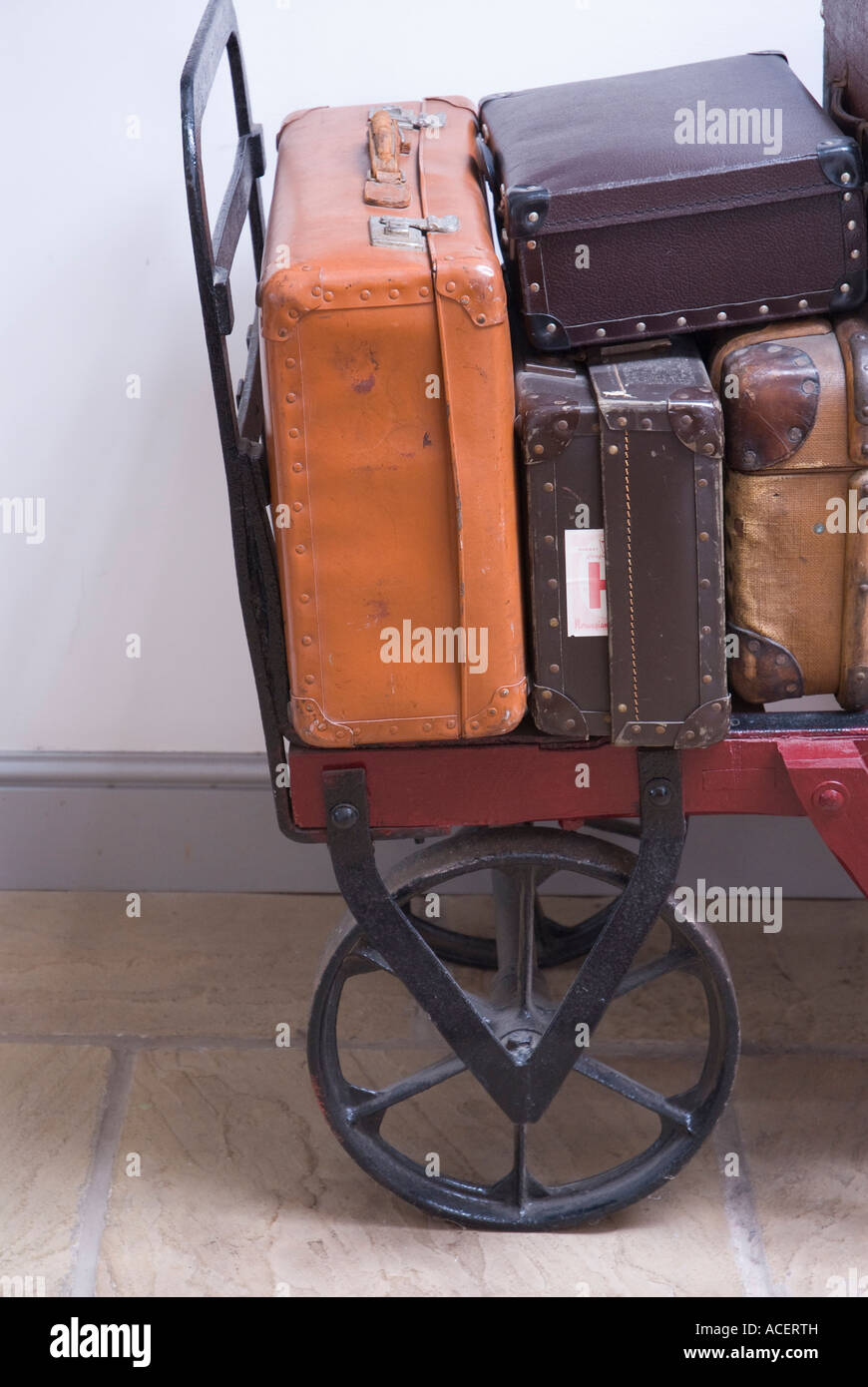 Luggage Trolley Stock Photo Alamy