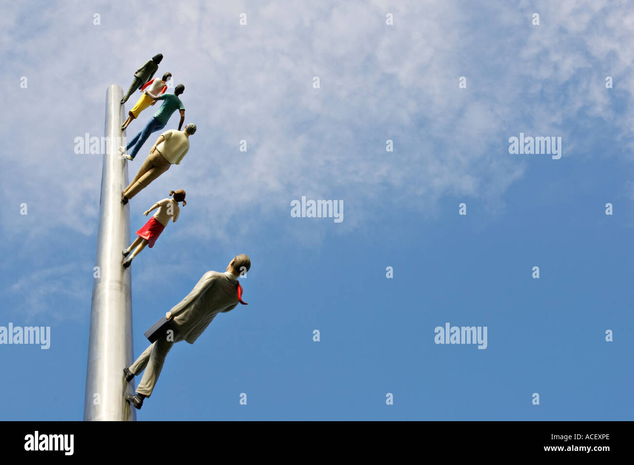 TEXAS Dallas Walking to the Sky Nasher Sculpture Center museum outdoor