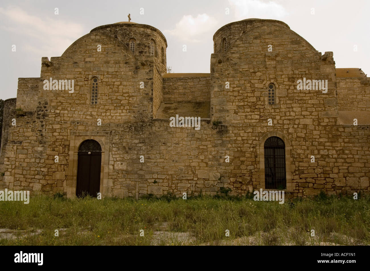 The monastery church of St Barnabas near Famagusta, Gazimagusa, Northern Cyprus, Europe, now an icon museum Stock Photo
