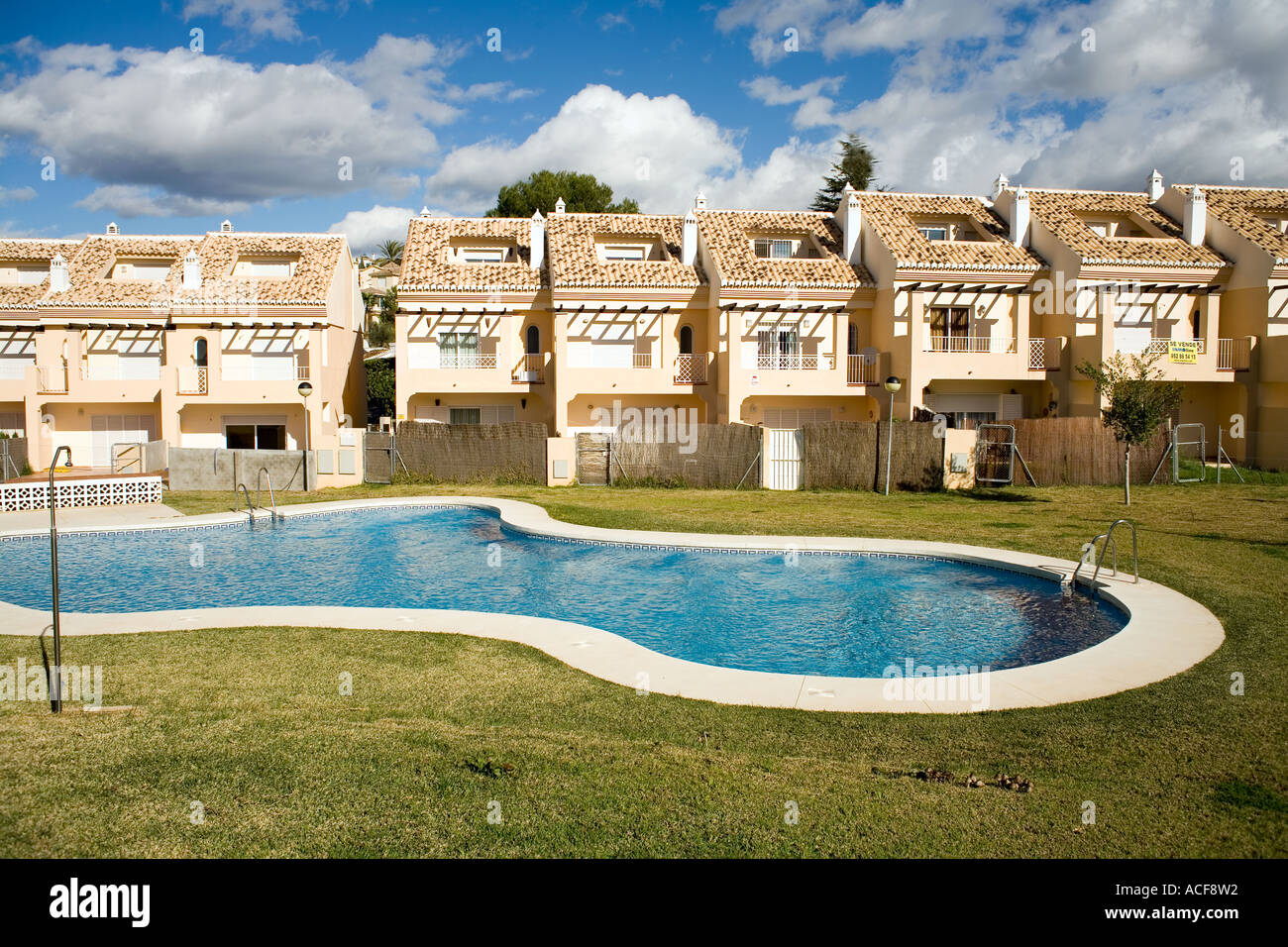 Typical Modern Housing Development in Andalucia, Spain Stock Photo Alamy