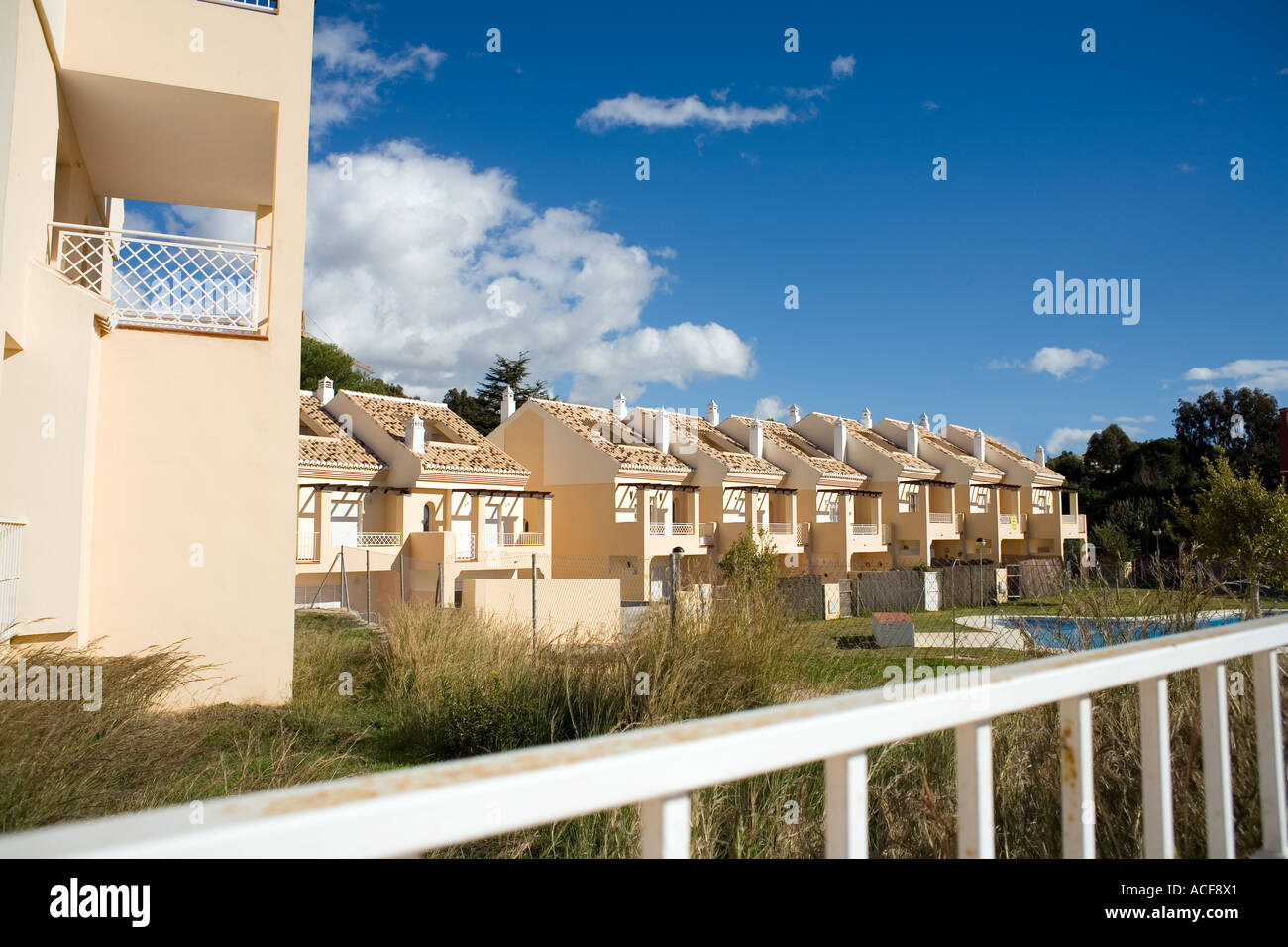 Typical Modern Housing Development Spain Stock Photo Alamy