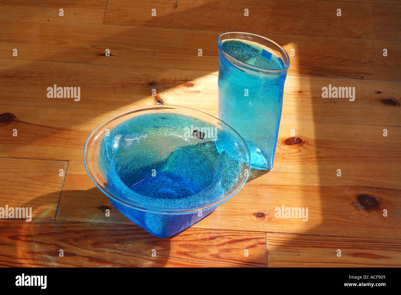 Designer Glassware Stock Photo