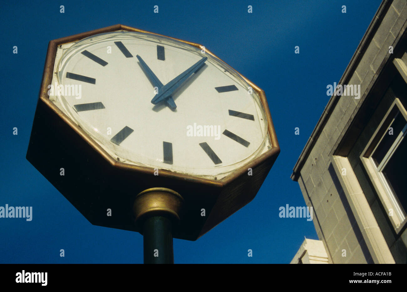 Large clock town centre Bournemouth Dorset England UK Stock Photo Alamy