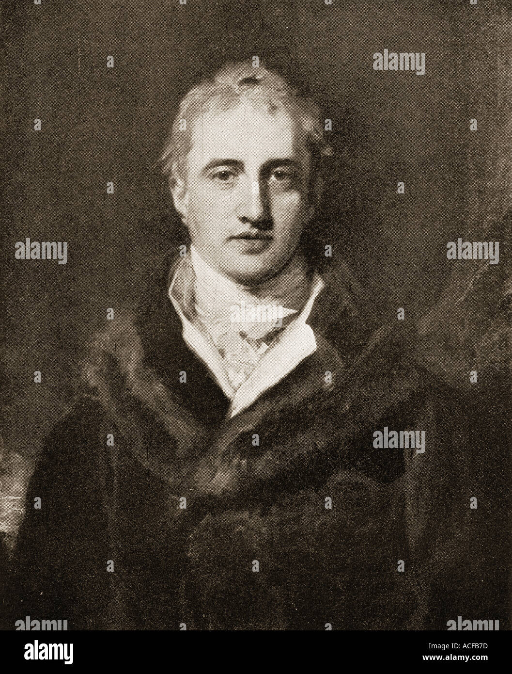 Robert Stewart, 2nd Marquess of Londonderry, Viscount Castlereagh, 1769 - 1822. Irish/British statesman and Secretary of State for Foreign Affairs. Stock Photo