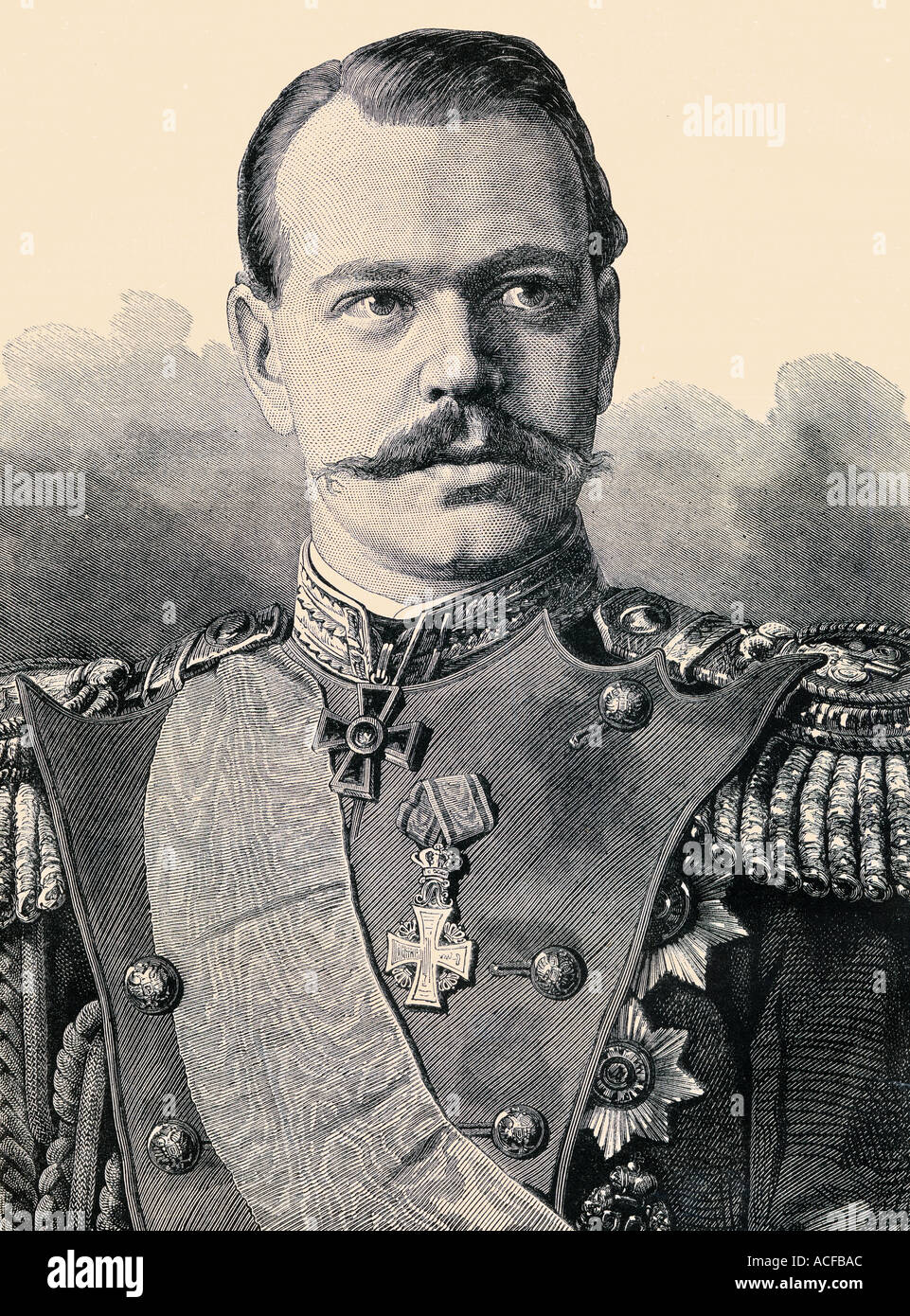 Alexander III, 1845 - 1894.  Emperor of Russia, King of Poland, and Grand Duke of Finland. Stock Photo