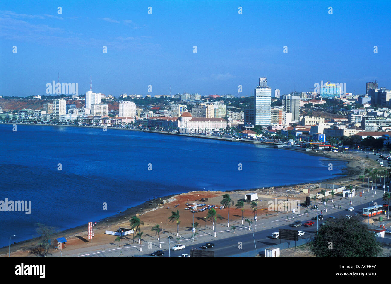 Scenic view of Luanda Bay Luanda; Angola Stock Photo Alamy