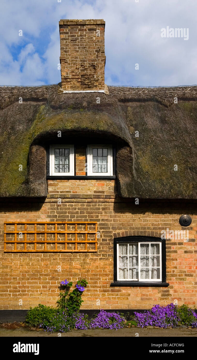 Thatched cottage in Houghton village near Huntingdon in Cambridgeshire