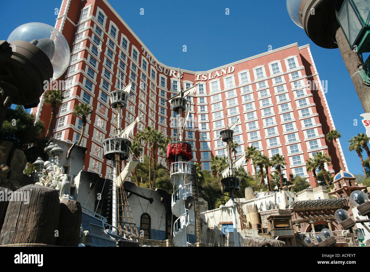 Casino Treasure Island, Las Vegas USA. Stock Photo