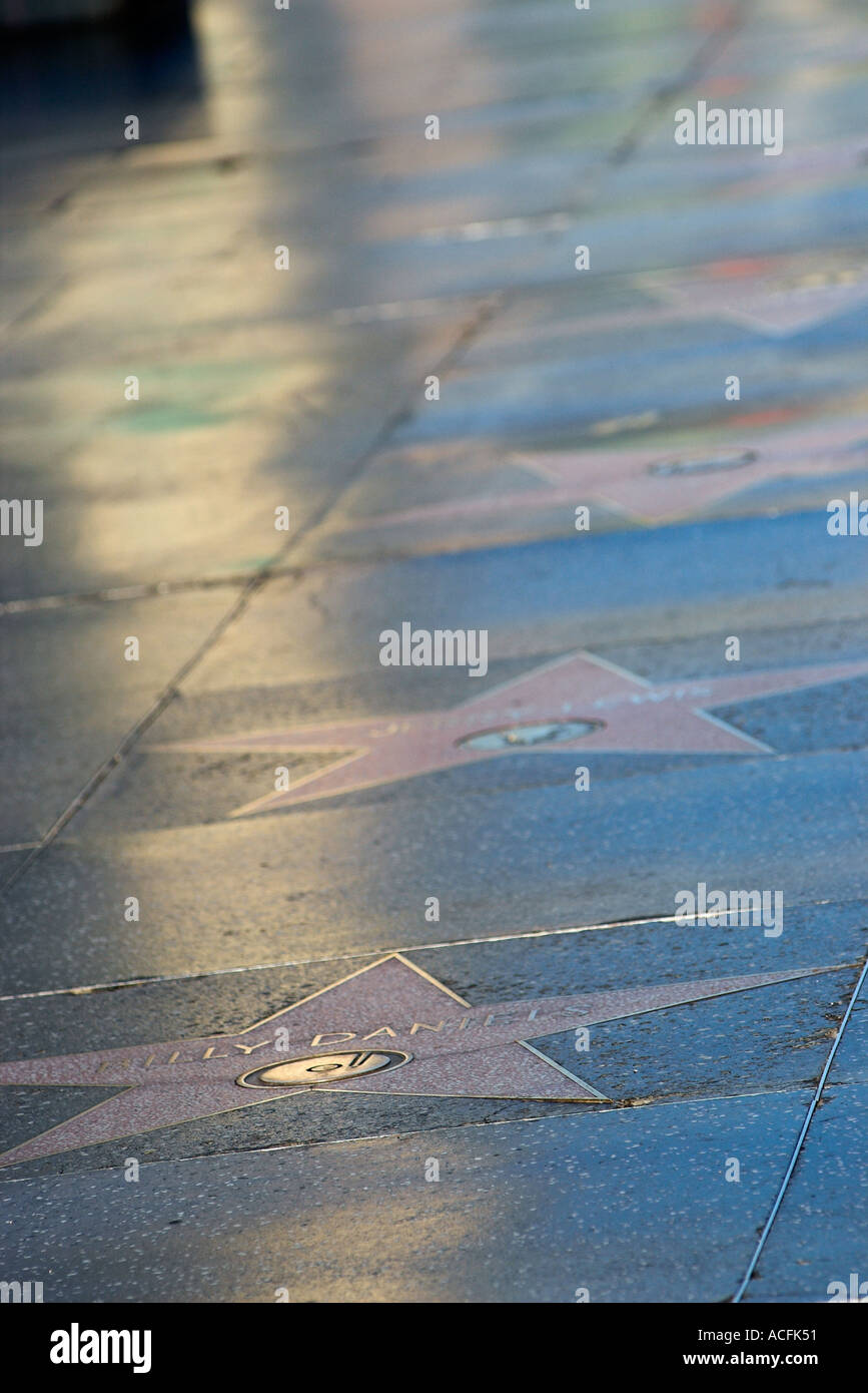 Stars on the Hollywood Walk of Fame Hollywood California United States ...