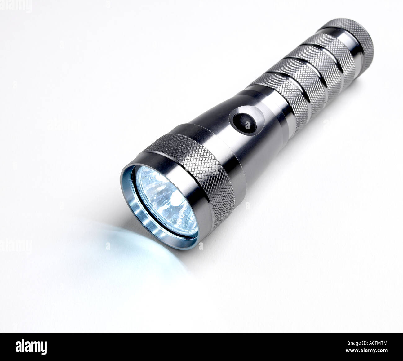 Flashlight batteryoperated portable light Stock Photo Alamy