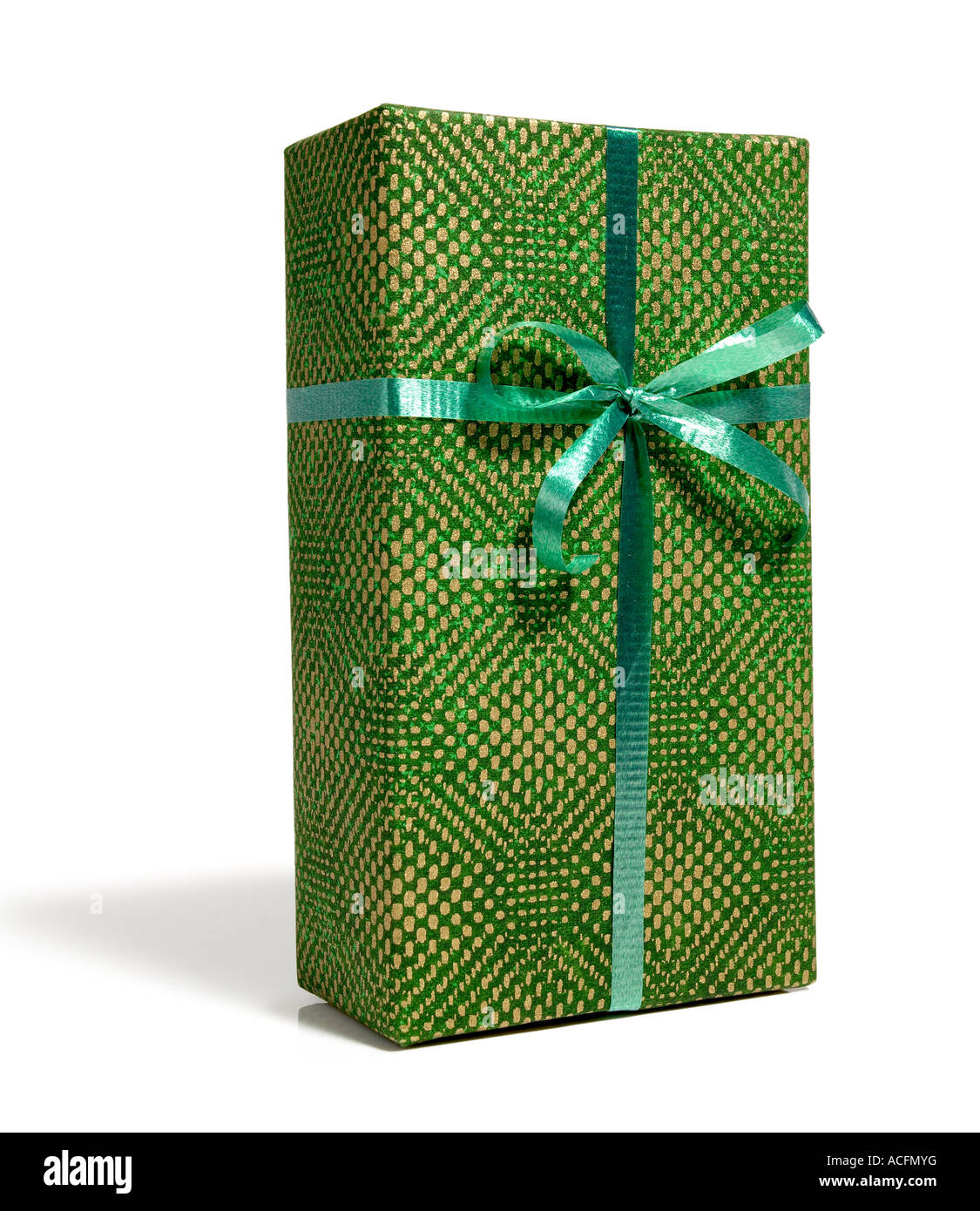 Gift Wrapped Box Present Stock Photo