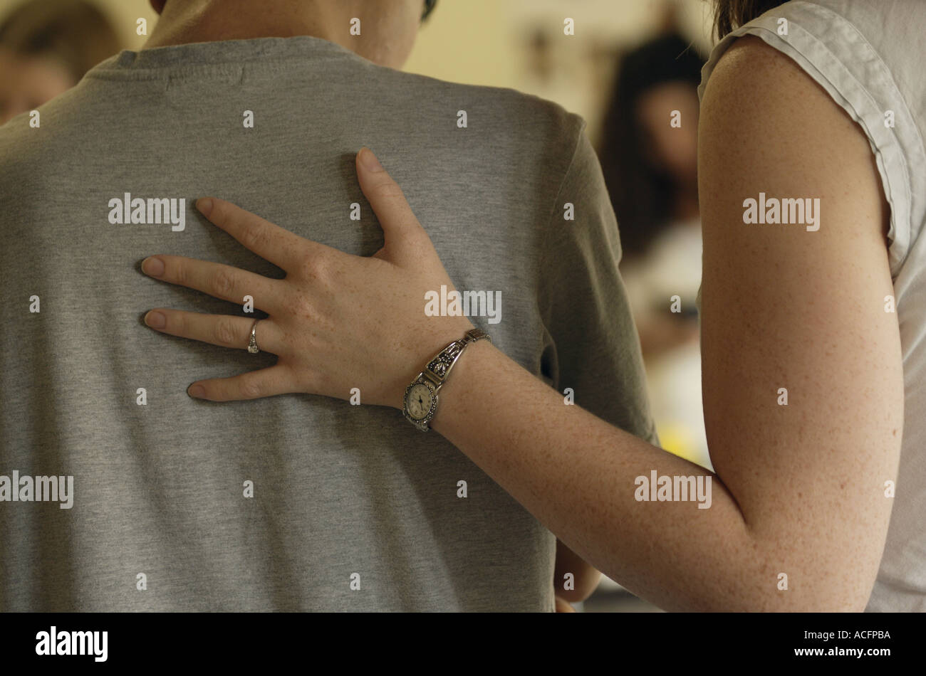 A guiding hand Stock Photo