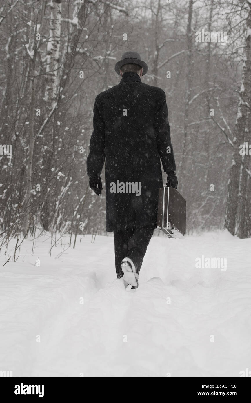 Man walking dress coat hi-res stock photography and images - Alamy