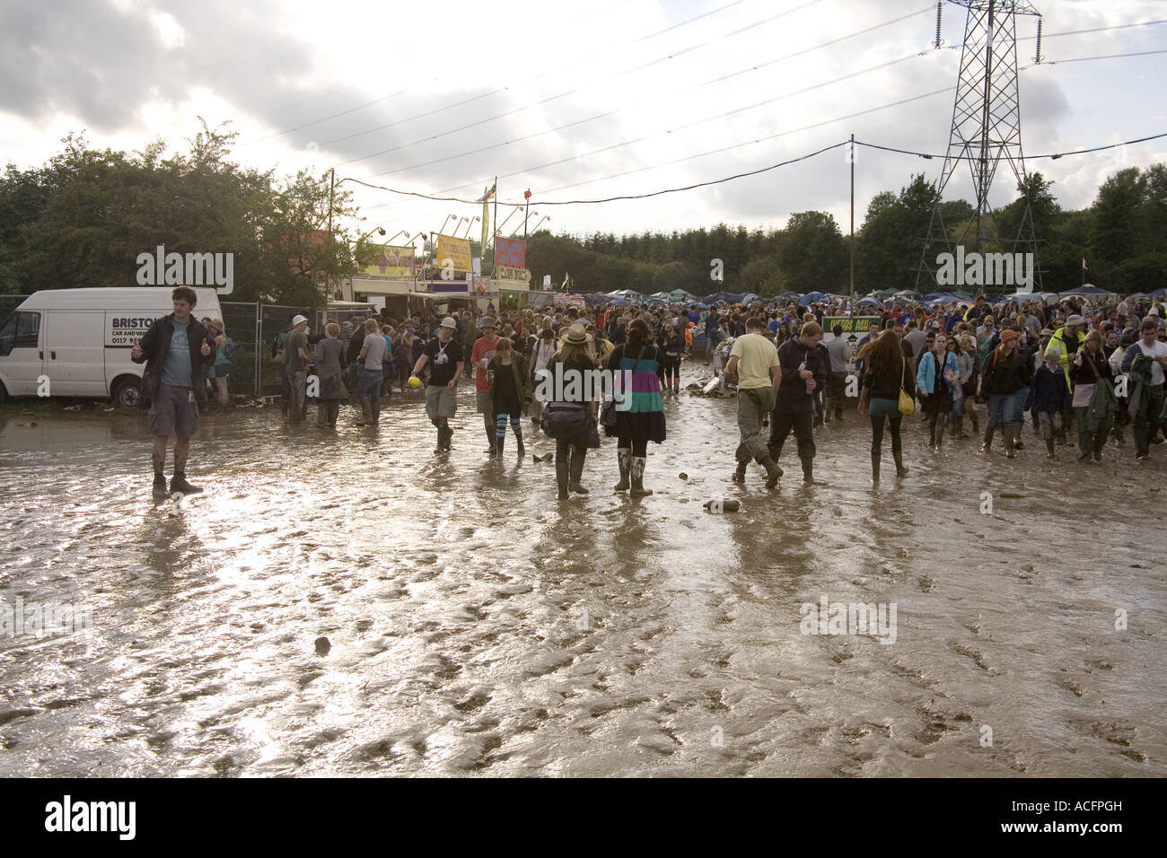 Covered in mud glastonbury hi-res stock photography and images - Alamy