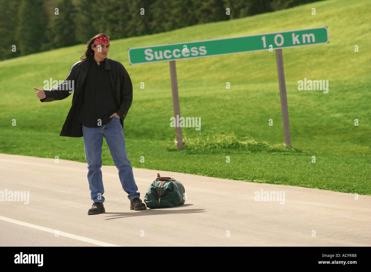 The hitch hiker hires stock photography and images Alamy