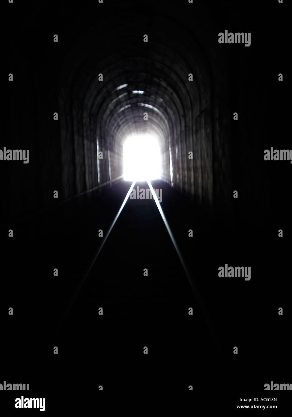 Railroad Tunnel in Colorado Stock Photo Alamy