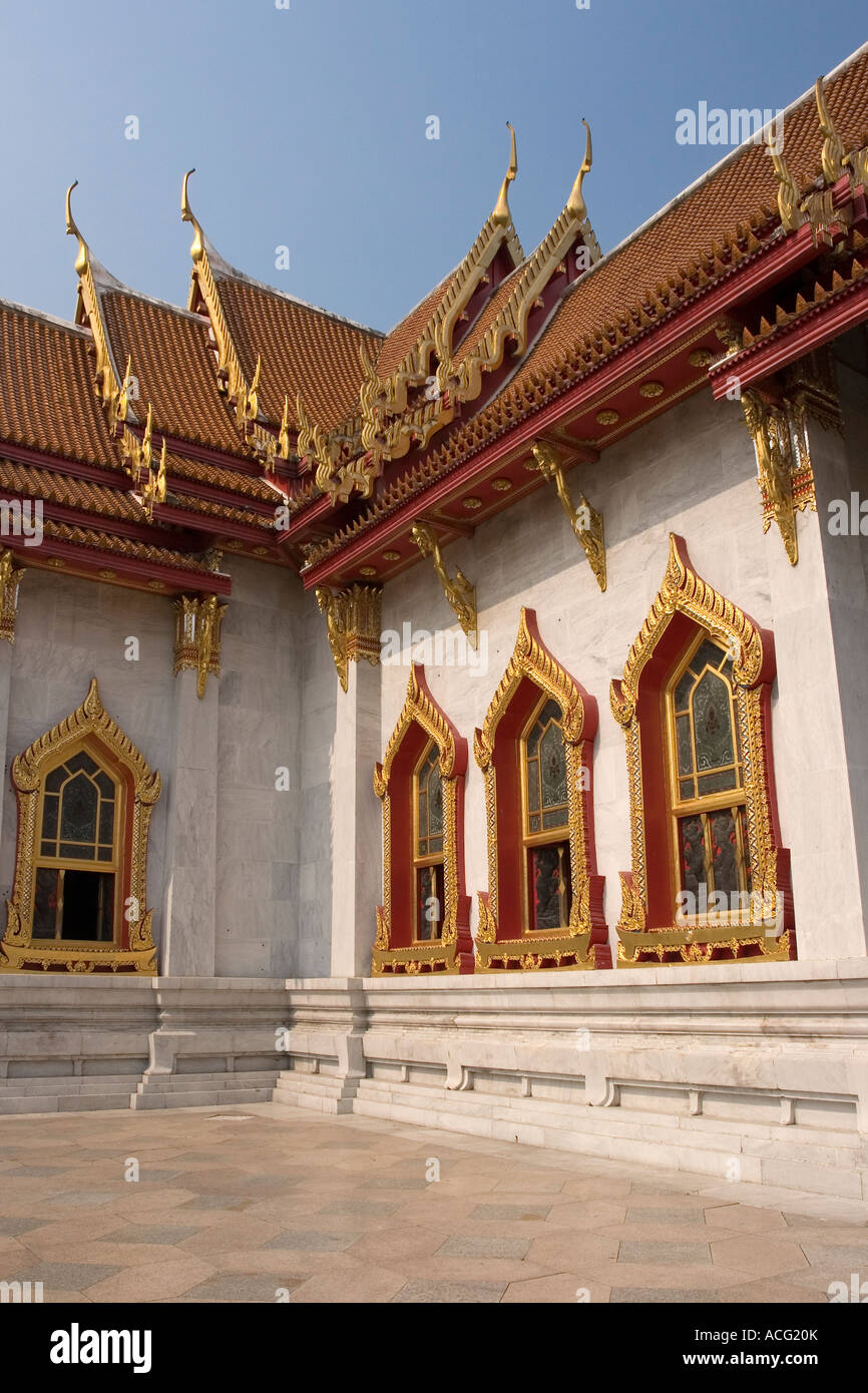 Wat Benchamabophit Marble Temple Bangkok Thailand Stock Photo - Alamy