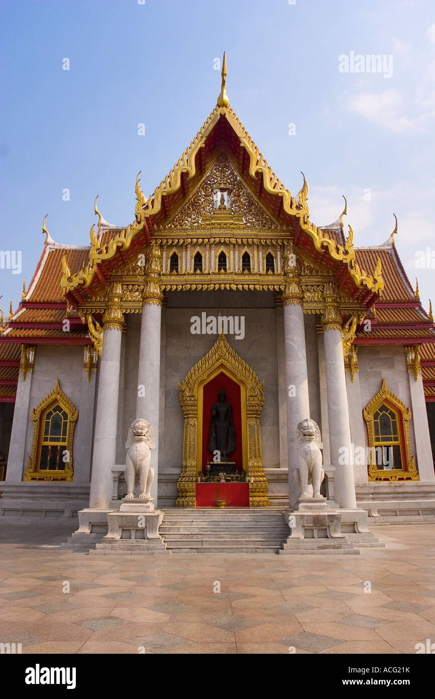 Wat Benchamabophit Marble Temple Bangkok Thailand Stock Photo - Alamy