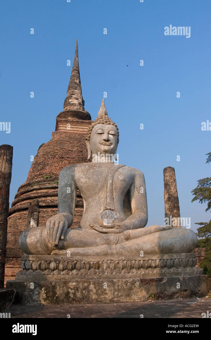 Wat Sra Si Wat Sa Si Sukhothai Historical Park Sukhothai Thailand Stock Photo