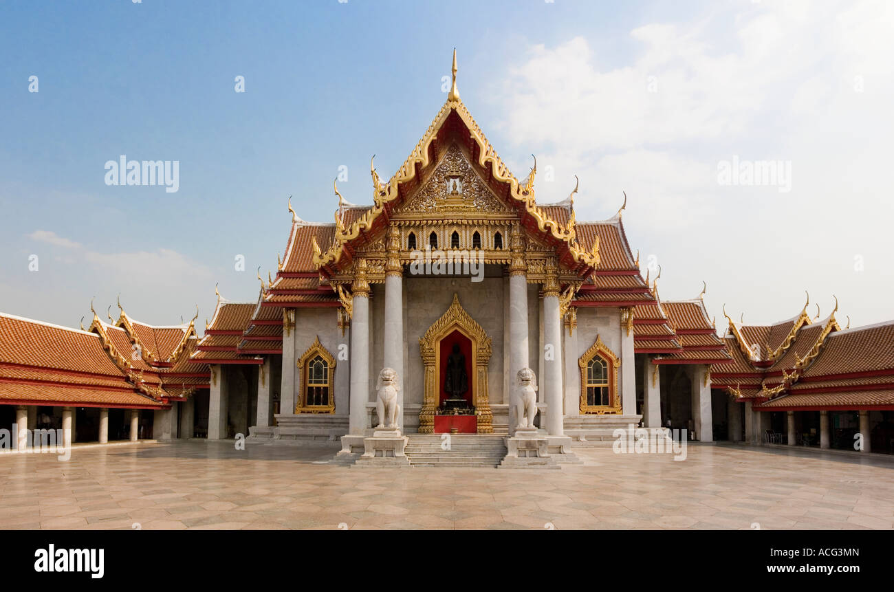 Wat Benchamabophit Marble Temple Bangkok Thailand Stock Photo - Alamy