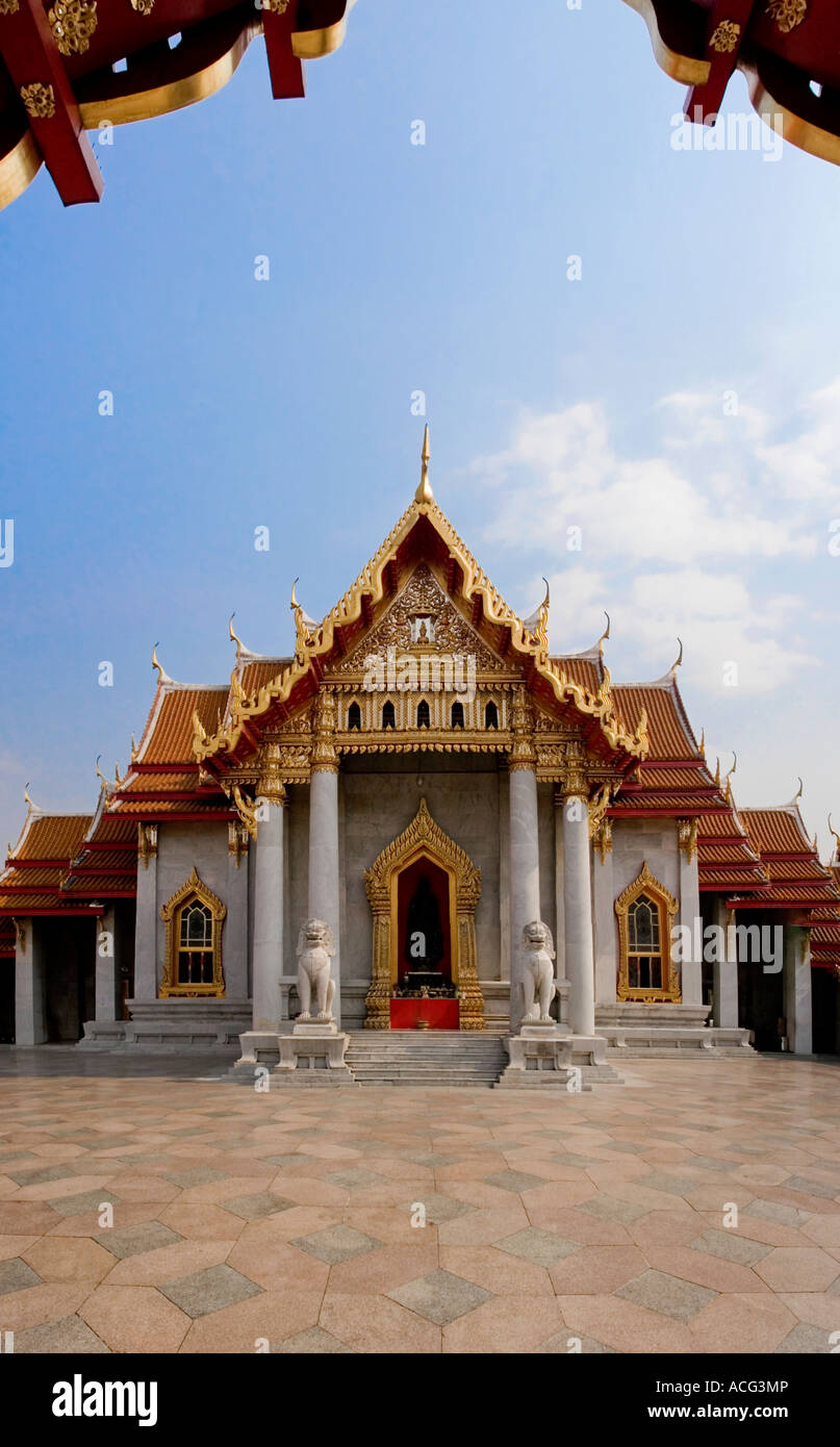 Wat Benchamabophit Marble Temple Bangkok Thailand Stock Photo - Alamy