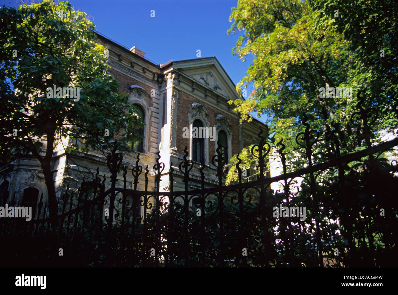 Slovenia, Ljubljana - an old charming palace in the city centre Stock Photo