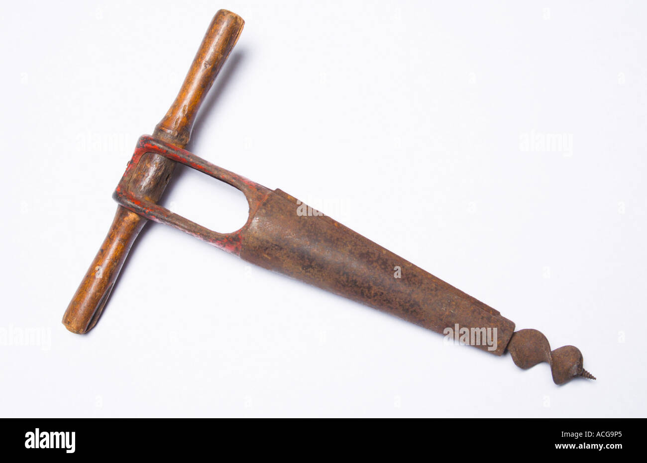 antique auger drill Stock Photo Alamy
