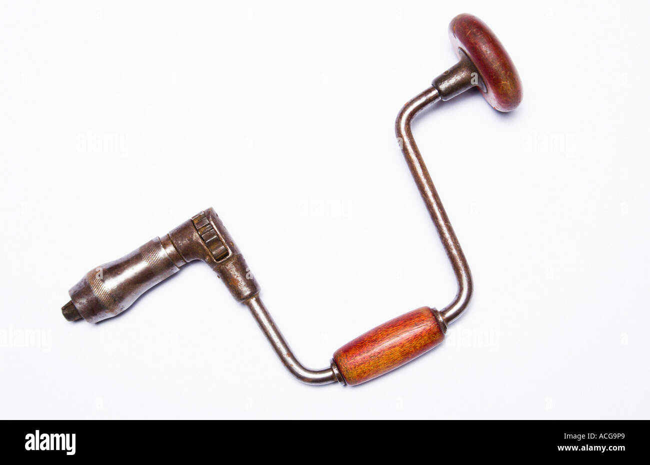 antique hand drill Stock Photo Alamy