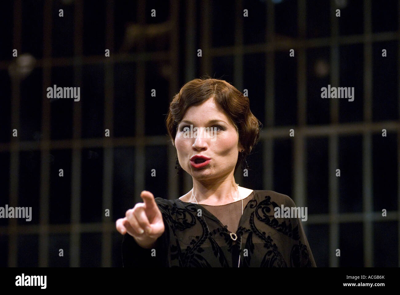 Kate Fleetwood playing Olivia in Twelfth Night Chichester Festival