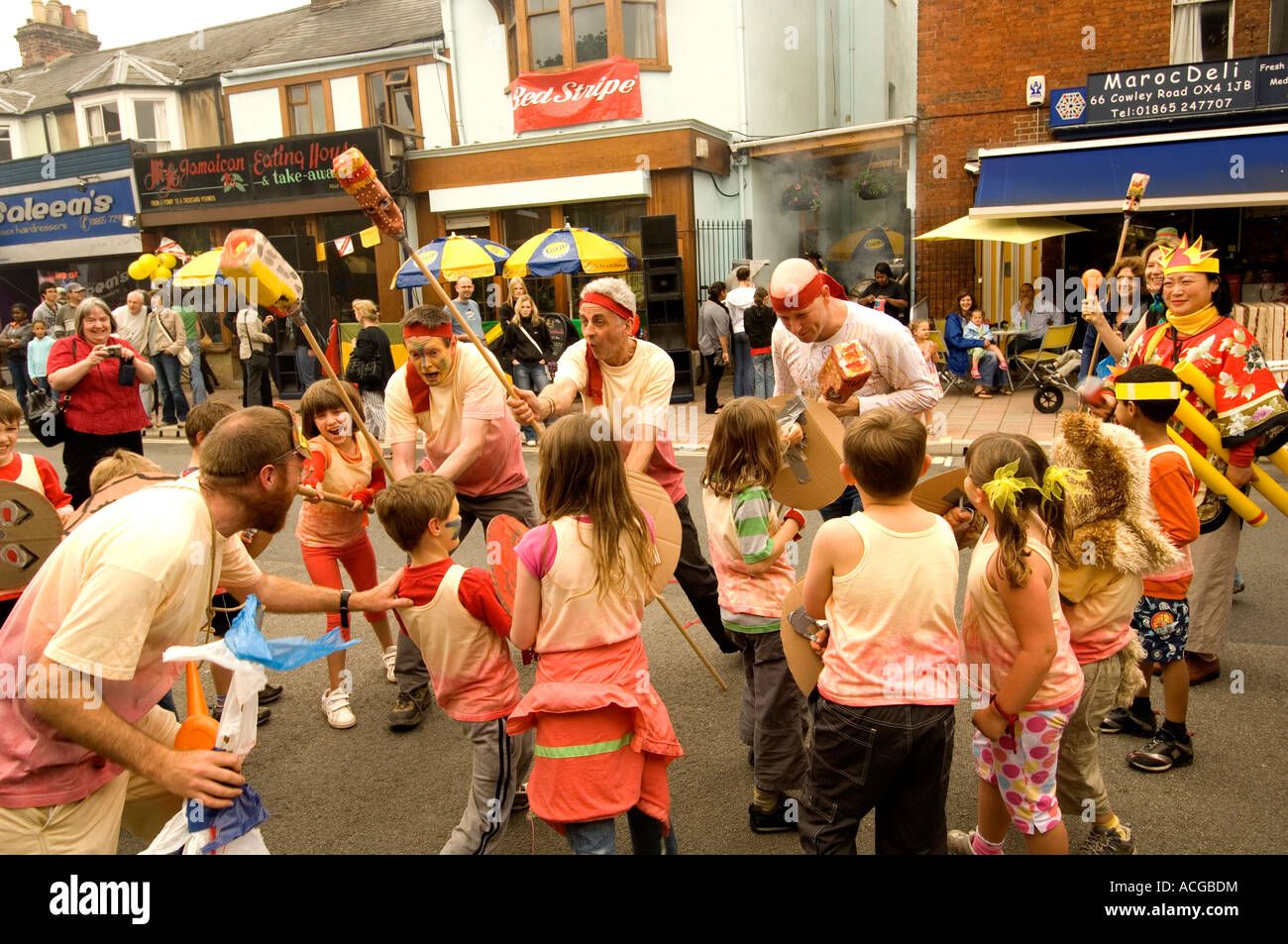 Oxford has a carnival on the Cowley Rd Oxford every year here is part