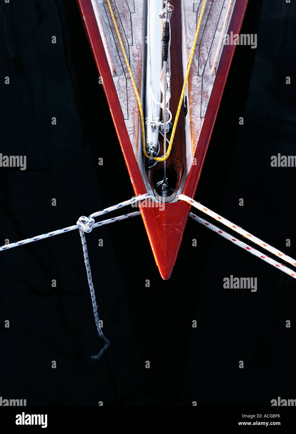 The stern of a boat Stock Photo - Alamy