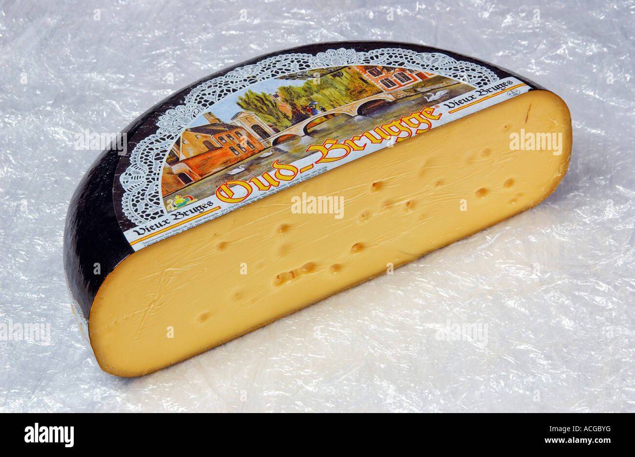 Oud Brugge or Vieux Bruges cheese Belgium Stock Photo Alamy