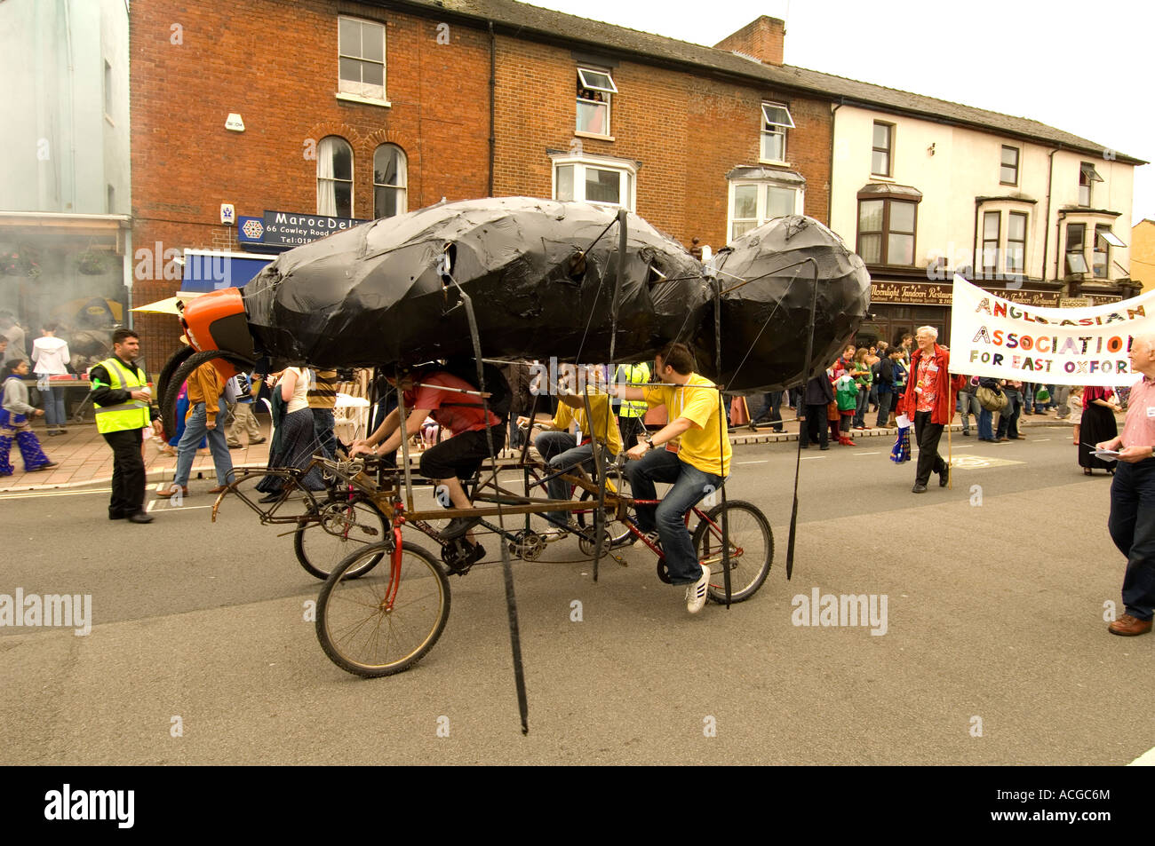 Oxford has a carnival on the Cowley Rd Oxford every year here is part