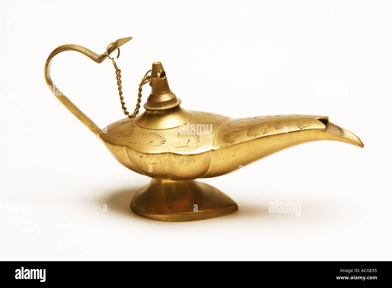 Genies lamp Stock Photo Alamy