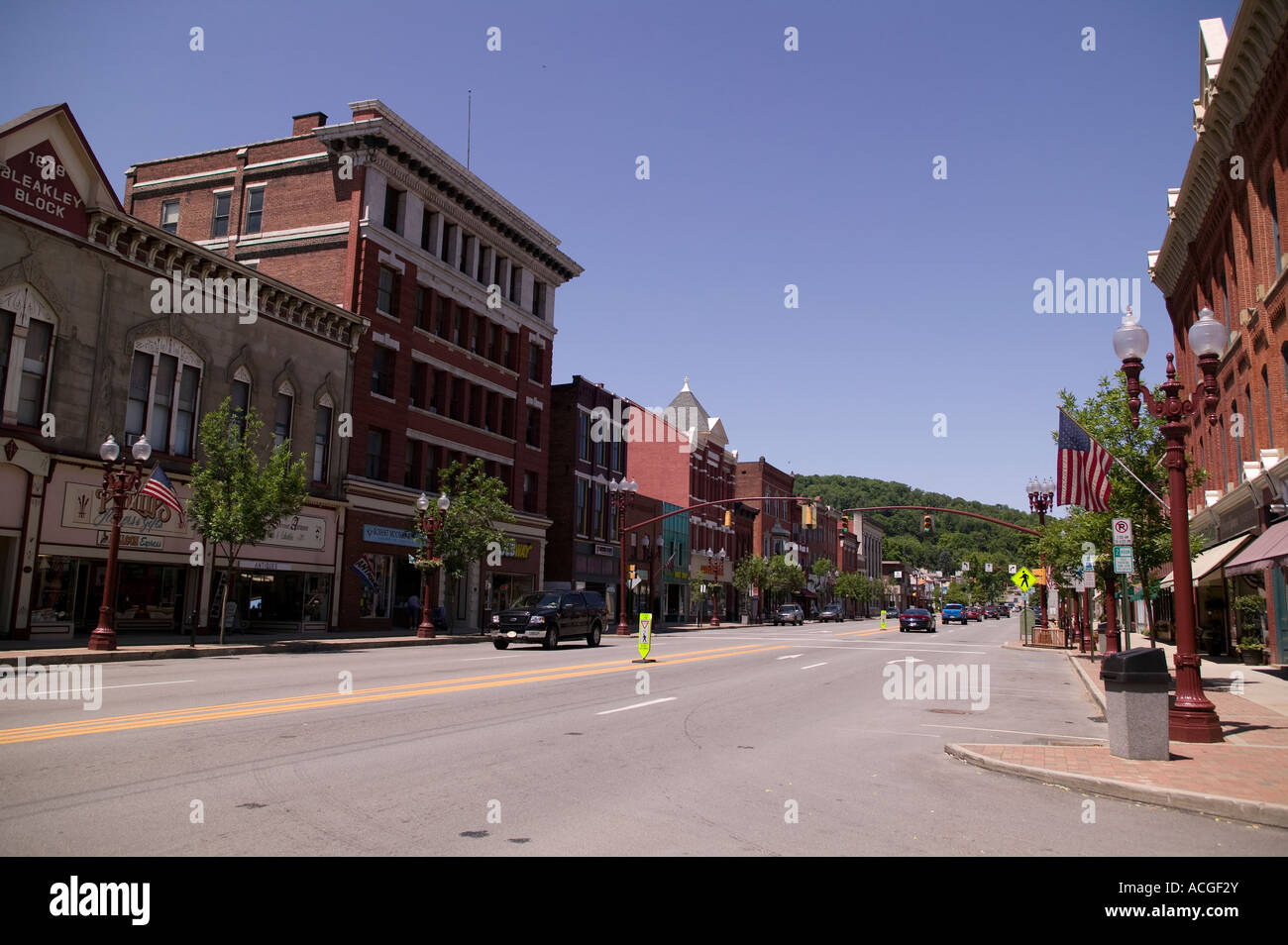 Downtown Franklin Pennsylvania Stock Photo Alamy