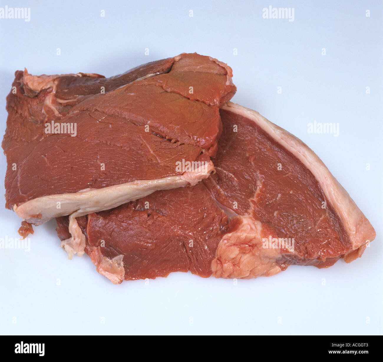 Rump steak a source of folic acid Stock Photo