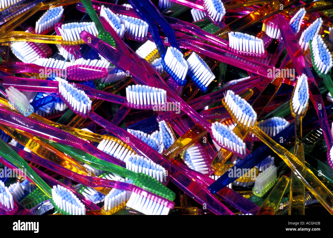 A pile of toothbrushes Stock Photo Alamy