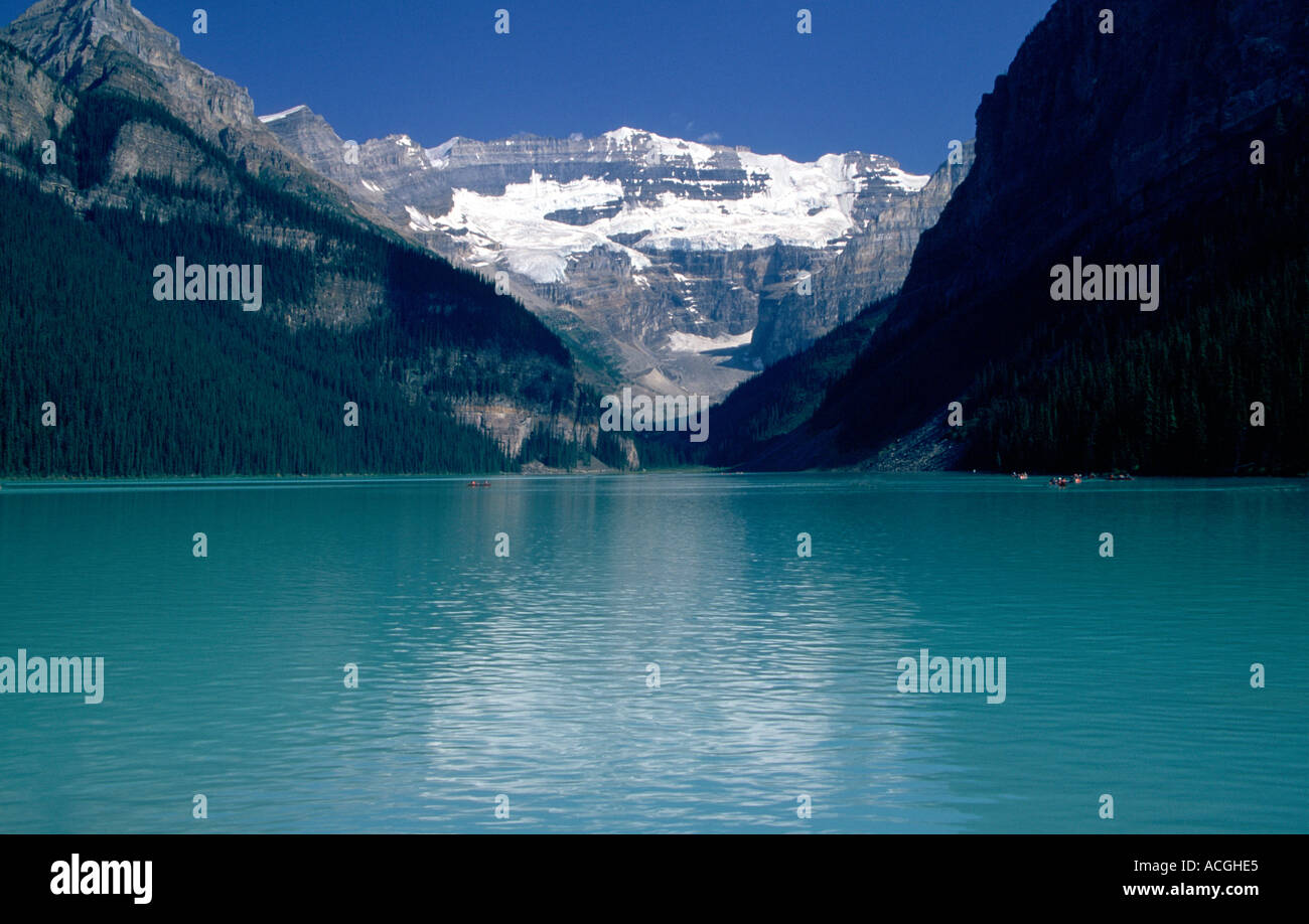 Lake Louise in the Banff national park Stock Photo - Alamy