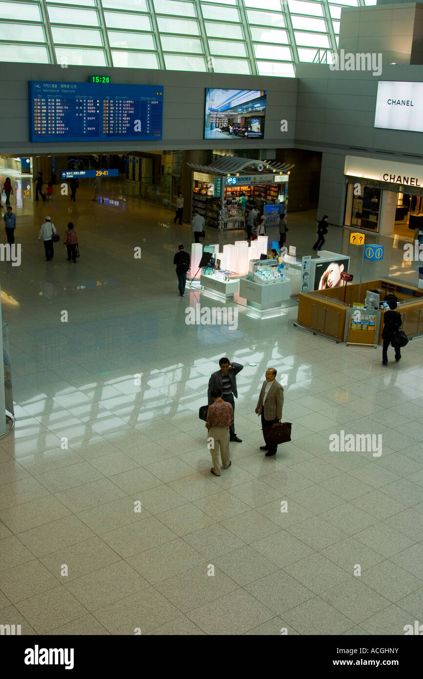 People Waiting Arrivals Area Grand Incheon International Airport ICN Seoul  South Korea Stock Photo - Alamy
