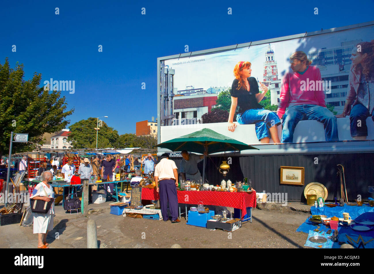 Bermondsey antiques market in London England UK Stock Photo Alamy