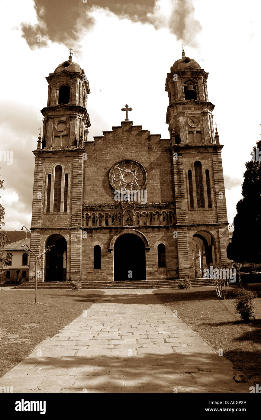 Basque Church in Elizondo Stock Photo - Alamy